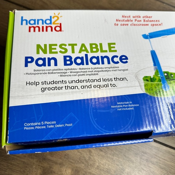 Pan Balance Classroom Material By Hand 2 Mind Ages 3 and Up (Complete) - Picture 4 of 10